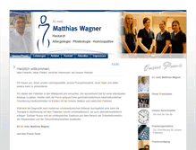 Tablet Screenshot of dr-wagner-hautarzt.de